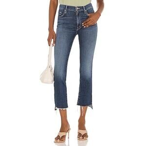 MOTHER The Insider Crop Step Fray in Girl Crush